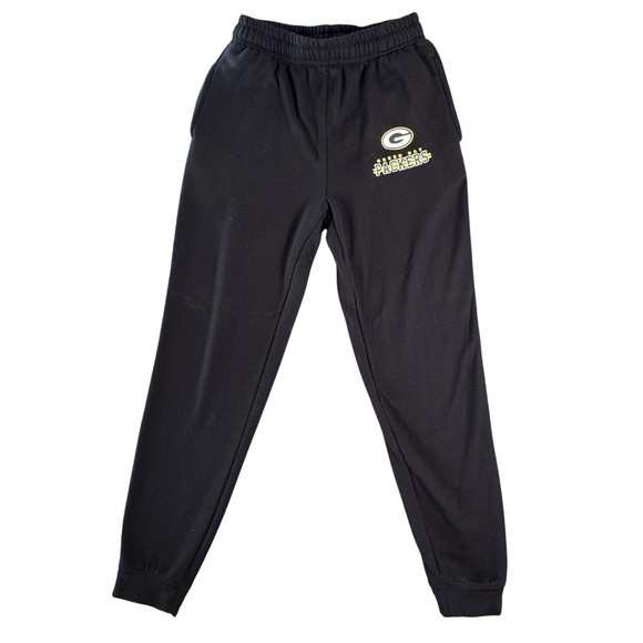 NFL Team Apparel Pants - NFL Team Apparel Green Bay Packers Joggers Black Sleepwear Lounge Pants Womens S